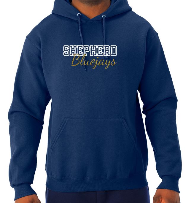 Shepherd Football Spirit Gear - 2021 - Adult Hooded Sweatshirt - Jerzees NuBlend