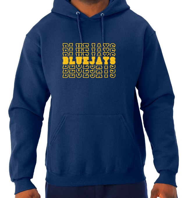 Shepherd Football Spirit Gear - 2021 - Adult Hooded Sweatshirt - Jerzees NuBlend