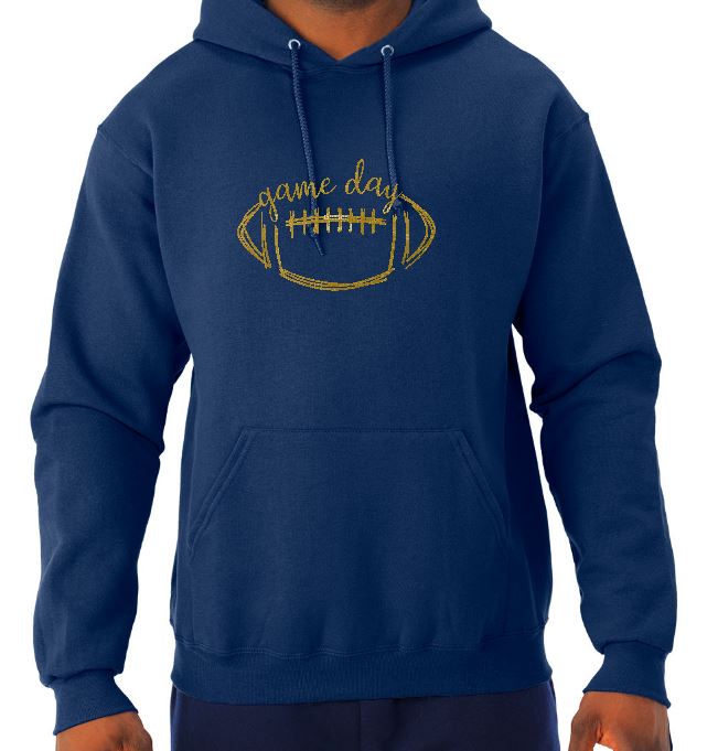 Shepherd Football Spirit Gear - 2021 - Adult Hooded Sweatshirt - Jerzees NuBlend