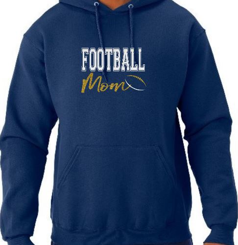 Shepherd Bluejay Football Gear - 2018 - Adult Hooded Sweatshirt - Jerzees NuBlend
