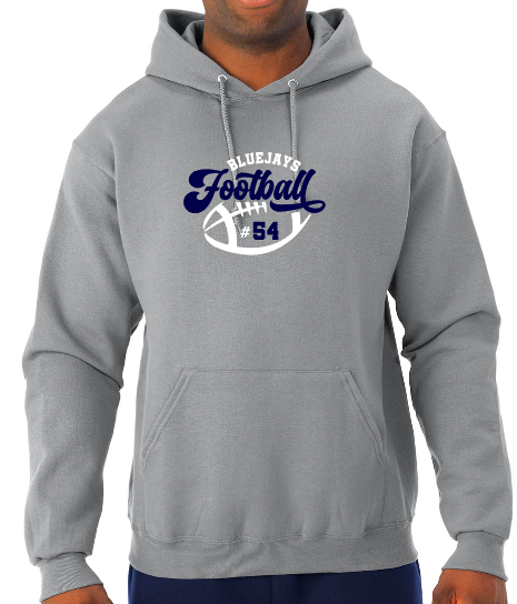 Shepherd Football Gear - 2023 -  Youth Hooded Sweatshirt - Jerzees NuBlend Youth Hooded Sweatshirt - 8oz