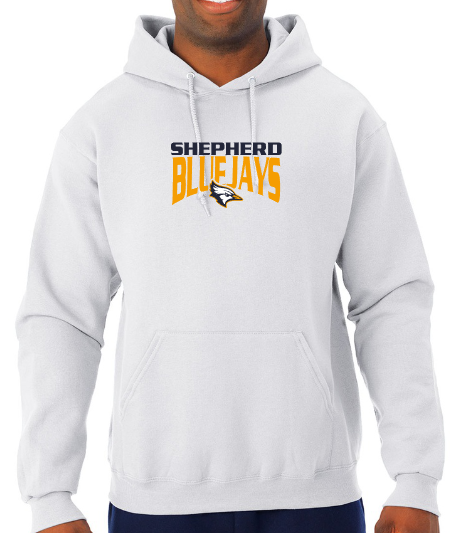Shepherd Football Spirit Gear - 2023 - Youth Hooded Sweatshirt - Jerzees NuBlend Youth Hooded Sweatshirt - 8oz