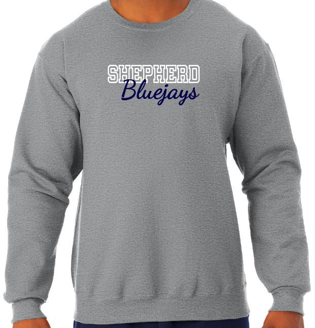 Shepherd Spirit Gear - 2021-#1 - Youth Crew Neck Sweatshirt - Jerzees NuBlend