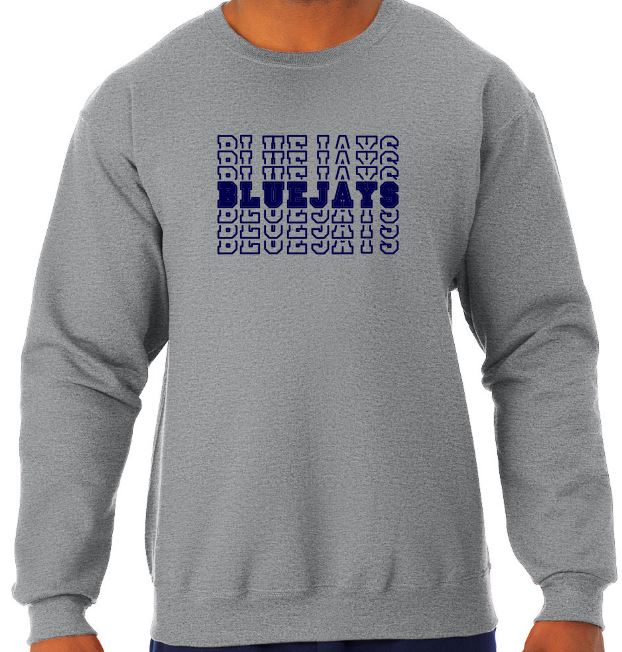 Shepherd Football Spirit Gear - 2021 - Adult Crew Neck Sweatshirt - Jerzees NuBlend