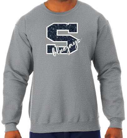 Shepherd Football Spirit Gear - 2022 - Adult Crew Sweatshirt - Jerzees NuBlend