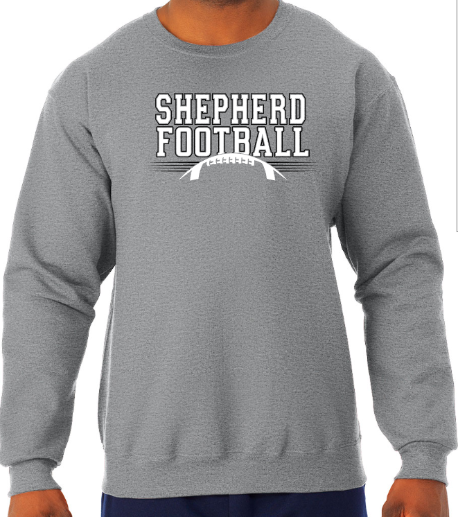 Shepherd Football Gear - 2022 - Toddler Crew Neck Sweatshirt - Rabbit Skins Toddler Fleece Sweatshirt - 7.5oz