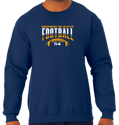 Shepherd Football Gear - 2023 -  Youth Sweatshirt - Jerzees NuBlend Youth Sweatshirt - 8oz
