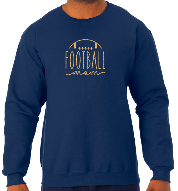 Shepherd Football Mom Gear - 2023 -  Adult Unisex Sweatshirt - Jerzees NuBlend Unisex Sweatshirt - 8oz