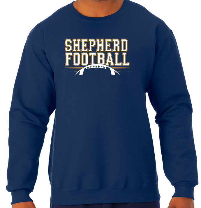 Shepherd Football Gear - 2022 - Toddler Crew Neck Sweatshirt - Rabbit Skins Toddler Fleece Sweatshirt - 7.5oz