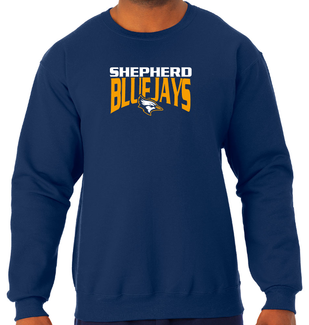Shepherd Football Spirit Gear - 2023 - Adult Unisex Sweatshirt - Jerzees NuBlend Unisex Sweatshirt - 8oz