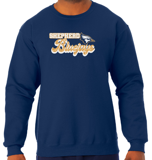 Shepherd Football Spirit Gear - 2023 - Youth Sweatshirt - Jerzees NuBlend Youth Sweatshirt - 8oz