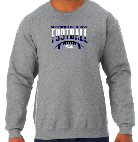 Shepherd Football Gear - 2023 -  Youth Sweatshirt - Jerzees NuBlend Youth Sweatshirt - 8oz