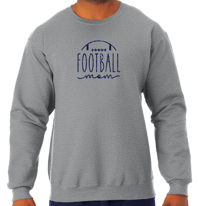 Shepherd Football Mom Gear - 2023 -  Adult Unisex Sweatshirt - Jerzees NuBlend Unisex Sweatshirt - 8oz