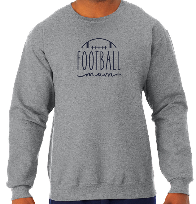 Shepherd Football Mom Gear - 2023 -  Adult Unisex Sweatshirt - Jerzees NuBlend Unisex Sweatshirt - 8oz
