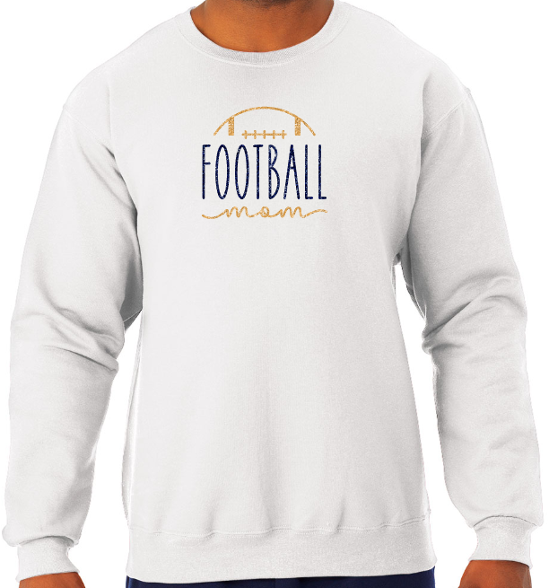 Shepherd Football Mom Gear - 2023 -  Adult Unisex Sweatshirt - Jerzees NuBlend Unisex Sweatshirt - 8oz