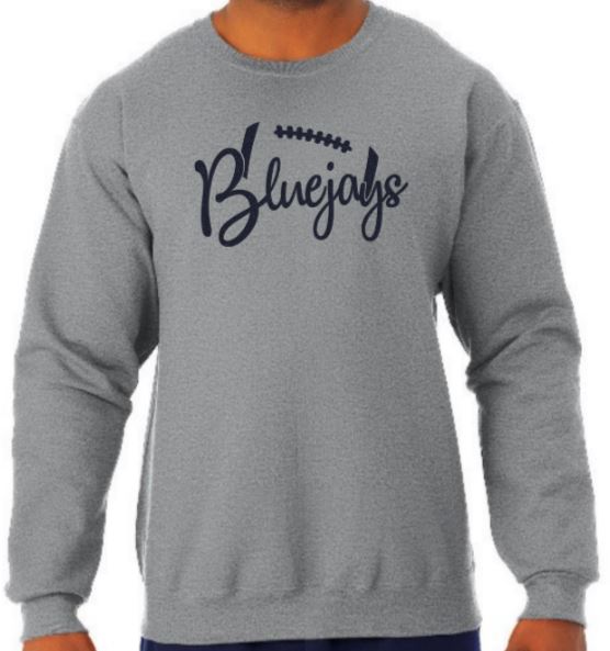 Shepherd Football - 2019 - Adult Crew Sweatshirt - Jerzees NuBlend