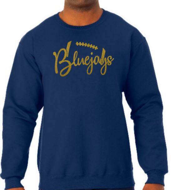 Shepherd Football - 2019 - Adult Crew Sweatshirt - Jerzees NuBlend