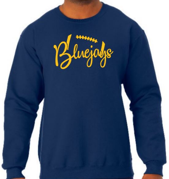 Shepherd Football - 2019 - Adult Crew Sweatshirt - Jerzees NuBlend