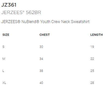 Nutcracker 2021 - Nutcracker - Youth Jerzees Crew Neck Sweatshirt