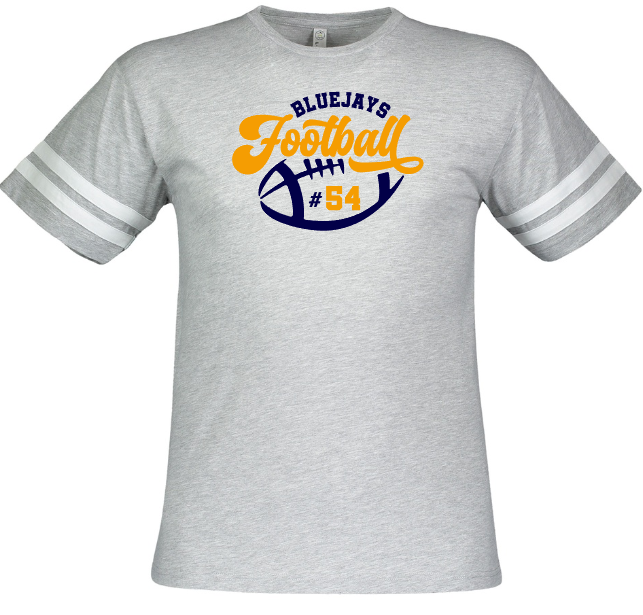 Shepherd Football Gear - 2023 -  Mens Tee - LAT Apparel Men's Football Tee - 4.50z