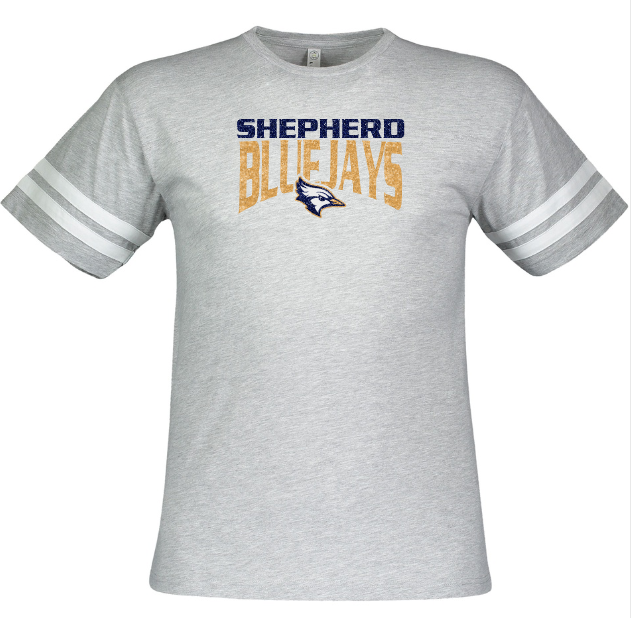 Shepherd Football Spirit Gear - 2023 - Mens Tee - LAT Apparel Men's Football Tee - 4.50z