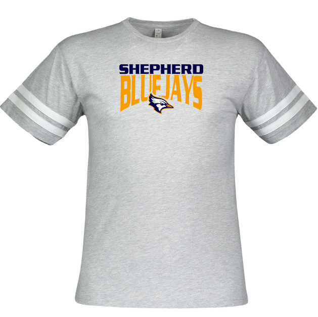 Shepherd Football Spirit Gear - 2023 - Mens Tee - LAT Apparel Men's Football Tee - 4.50z