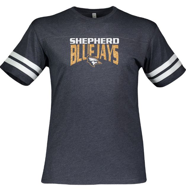 Shepherd Football Spirit Gear - 2023 - Mens Tee - LAT Apparel Men's Football Tee - 4.50z