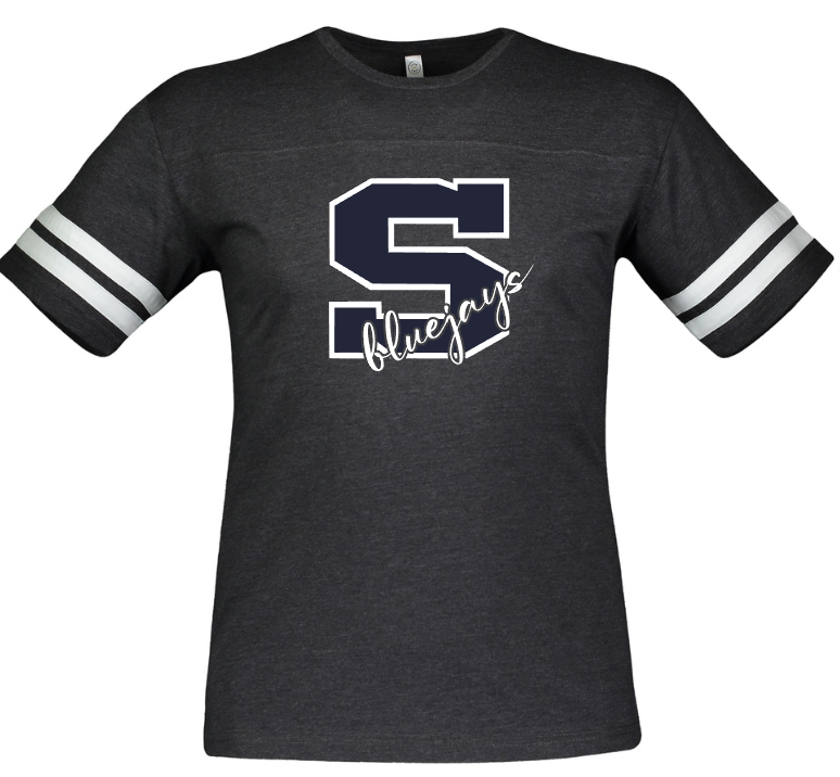 Shepherd Football Spirit Gear - 2022 - Men's Varsity T-Shirt - LAT Apparel Men's Football Tee - 4.5oz