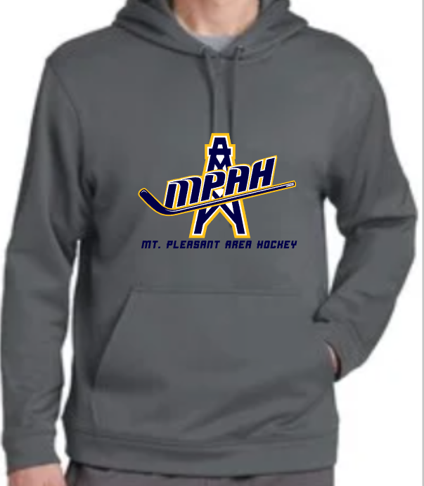 Mt. Pleasant Area Hockey - Adult Fleece Hoodie - Sport-Tek Sport-Wick Fleece Hoodie