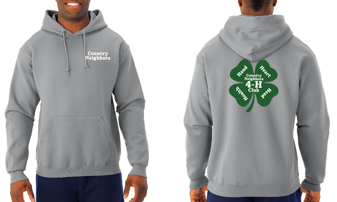 Country Neighbors 4H Club - JERZEES® NuBlend® Unisex Hooded Sweatshirt - 8.0oz
