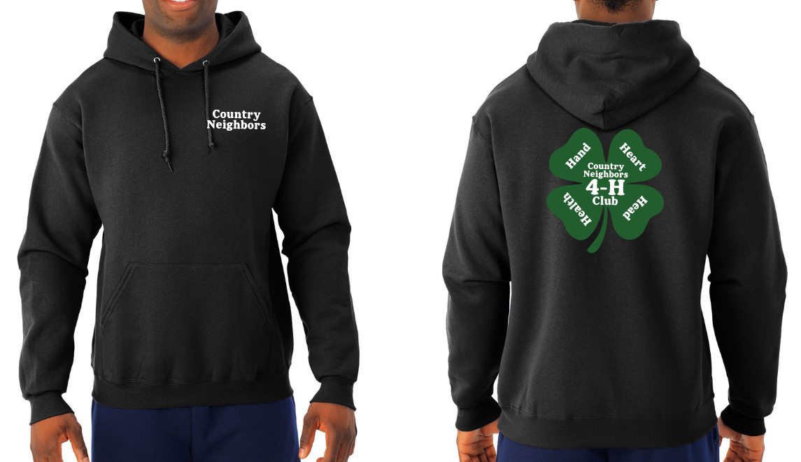 Country Neighbors 4H Club - JERZEES® NuBlend® Unisex Hooded Sweatshirt - 8.0oz
